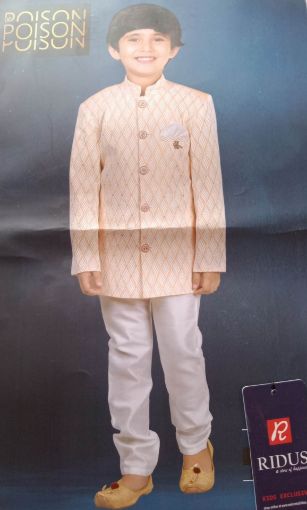Picture of MDL01364 :: Size:10-11 Years :: Boys Party Wear-Sherwani and Dhoti Sets