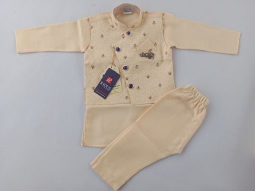 Picture of MDL01717 :: Size:9-10 Years :: Boys Party Wear-Sherwani and Dhoti Sets