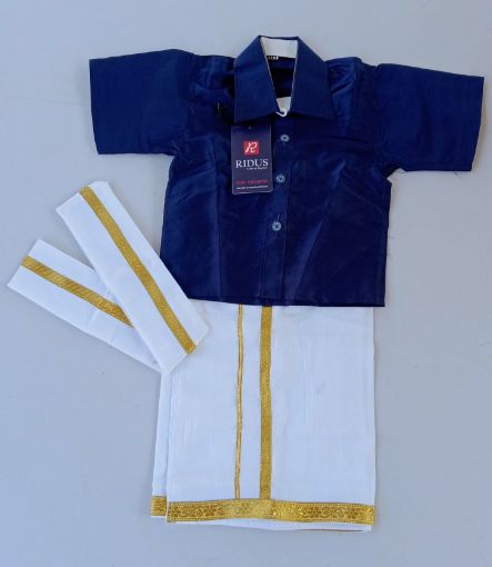 Picture of MDL01844 :: Size:18-24 Months :: Boys Party Wear-Sherwani and Dhoti Sets