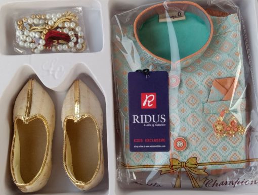 Picture of MDL01881 :: Size:18-24 Months :: Boys Party Wear-Sherwani and Dhoti Sets