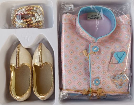 Picture of MDL01881 :: Size:2-3 Years :: Boys Party Wear-Sherwani and Dhoti Sets