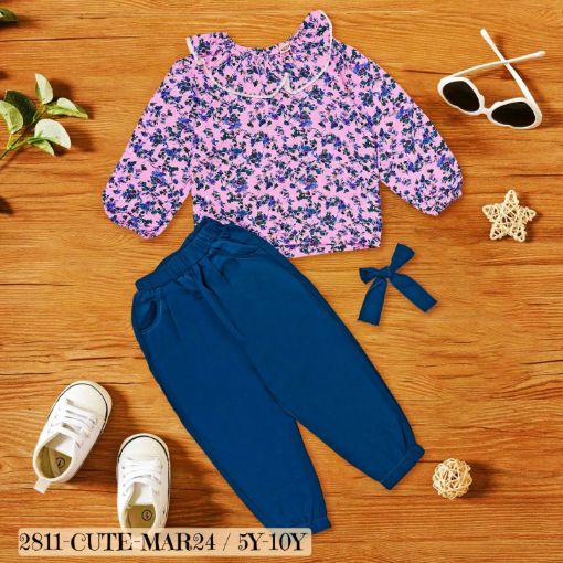 Picture of MDL02110 :: Size:8-9 Years :: Girls Patiala Set