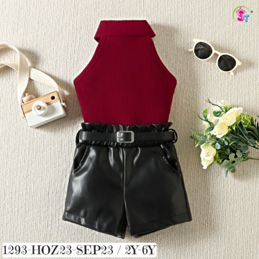 Picture of MDL02113 :: Size:4-5 Years :: Girls Top And Shorts Set