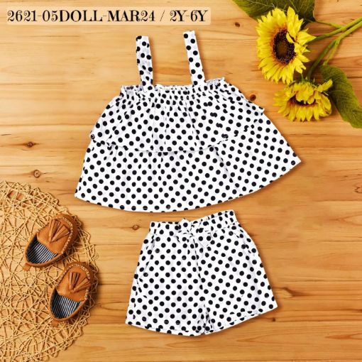 Picture of MDL02141 :: Size:18-24 Months :: Girls Top And Shorts Set