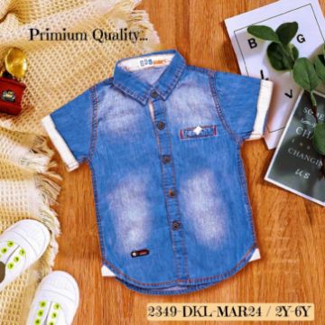 Picture of MDL02159 :: Size:5-6 Years :: Boys Casual Shirts