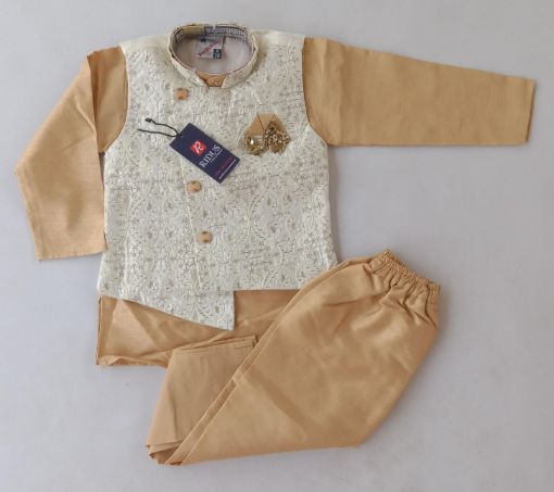 Picture of MDL02050 :: Size:5-6 Years :: Boys Party Wear-Sherwani and Dhoti Sets