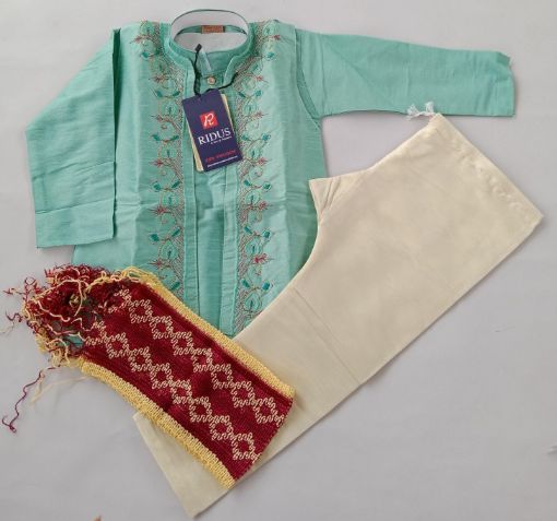 Picture of MDL02612 :: Size:6-7 Years :: Boys Party Wear-Sherwani and Dhoti Sets