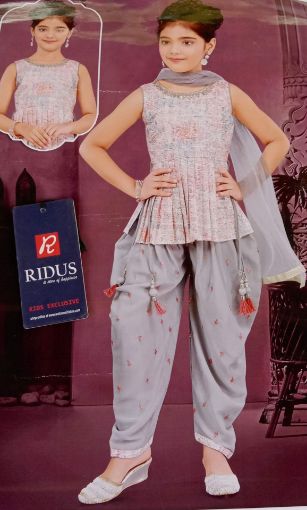 Picture of MDL02746 :: Size:10-11 Years :: Girls Top And Palazo Set