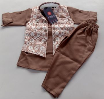 Picture of MDL03009 :: Size:18-24 Months :: Boys Party Wear-Sherwani and Dhoti Sets