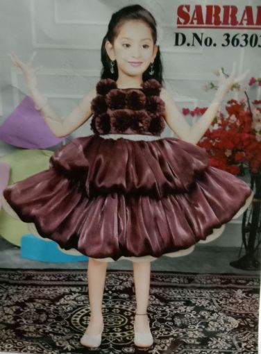 Picture of MDL03051 :: Size:3-4 Years :: Designer Frocks