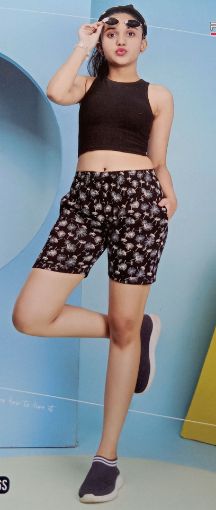 Picture of MDL03079 :: Size:3-4 Years :: Girls Casual Shorts and 3/4th