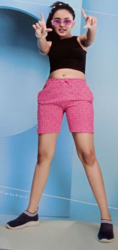 Picture of MDL03080 :: Size:4-5 Years :: Girls Casual Shorts and 3/4th