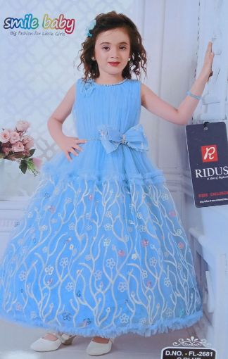 Picture of MDL03282 :: Size:8-9 Years :: Designer Frocks