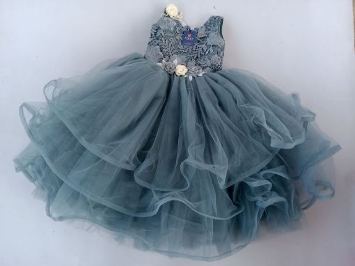 Picture of MDL03309 :: Size:6-7 Years :: Designer Frocks