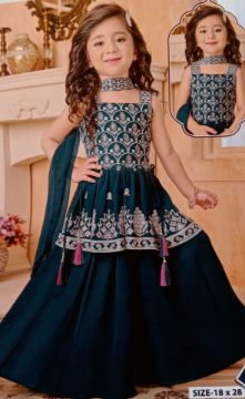 Picture of MDL03361 :: Size:5-6 Years :: Girls Top And Palazo Set