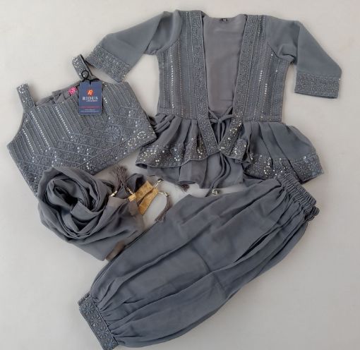 Picture of MDL03362 :: Size:2-3 Years :: Girls Patiala Set