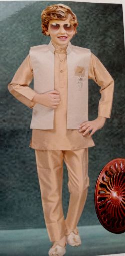 Picture of MDL03368 :: Size:4-5 Years :: Boys Party Wear-Sherwani and Dhoti Sets