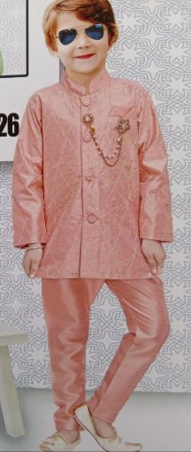 Picture of MDL03369 :: Size:3-4 Years :: Boys Party Wear-Sherwani and Dhoti Sets