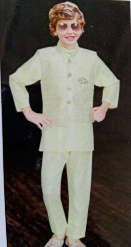 Picture of MDL03371 :: Size:18-24 Months :: Boys Party Wear-Sherwani and Dhoti Sets