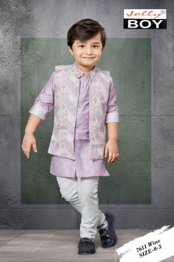Picture of MDL03406 :: Size:18-24 Months :: Boys Party Wear-Sherwani and Dhoti Sets