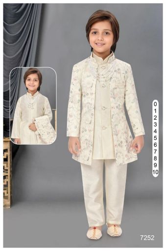 Picture of MDL03408 :: Size:6-7 Years :: Boys Party Wear-Sherwani and Dhoti Sets