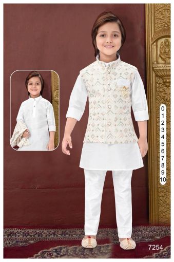 Picture of MDL03409 :: Size:8-9 Years :: Boys Party Wear-Sherwani and Dhoti Sets