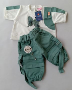 Picture of MDL03417 :: Size:18-24 Months :: Girls Top And Shorts Set