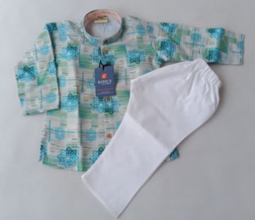Picture of MDL03472 :: Size:6-9 Months :: Boys Party Wear-Sherwani and Dhoti Sets