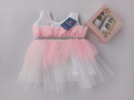 Picture of MDL03575 :: Size:6-9 Months :: Designer Frocks