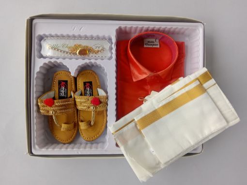 Picture of MDL03586 :: Size:12-18 Months :: Boys Party Wear-Sherwani and Dhoti Sets