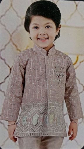 Picture of MDL03593 :: Size:2-3 Years :: Boys Party Wear-Sherwani and Dhoti Sets