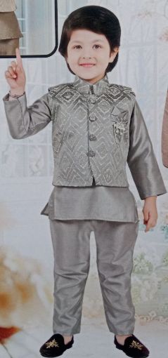 Picture of MDL03597 :: Size:5-6 Years :: Boys Party Wear-Sherwani and Dhoti Sets