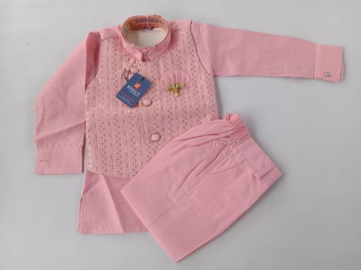 Picture of MDL03598 :: Size:2-3 Years :: Boys Party Wear-Sherwani and Dhoti Sets