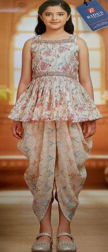 Picture of MDL03750 :: Size:9-12 Months :: Girls Patiala Set