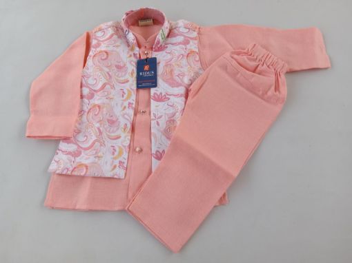 Picture of MDL03864 :: Size:12-18 Months :: Boys Party Wear-Sherwani and Dhoti Sets