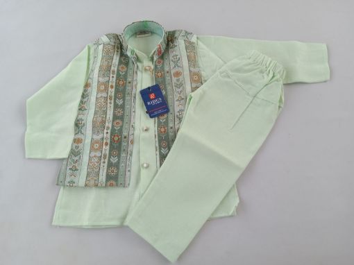 Picture of MDL03867 :: Size:12-18 Months :: Boys Party Wear-Sherwani and Dhoti Sets