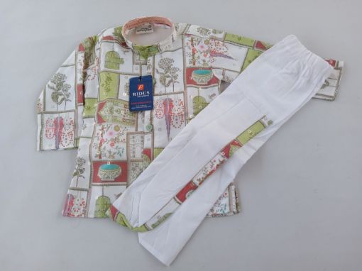 Picture of MDL03885 :: Size:9-12 Months :: Boys Party Wear-Sherwani and Dhoti Sets