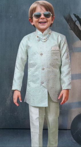 Picture of MDL03918 :: Size:4-5 Years :: Boys Party Wear-Sherwani and Dhoti Sets