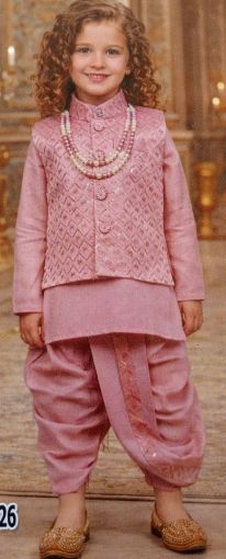 Picture of MDL03927 :: Size:2-3 Years :: Boys Party Wear-Sherwani and Dhoti Sets