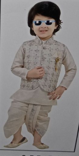 Picture of MDL03936 :: Size:2-3 Years :: Boys Party Wear-Sherwani and Dhoti Sets