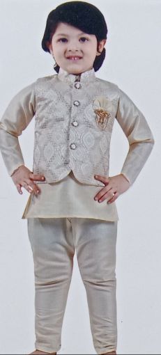 Picture of MDL03937 :: Size:2-3 Years :: Boys Party Wear-Sherwani and Dhoti Sets