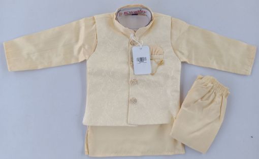 Picture of MDL03939 :: Size:9-12 Months :: Boys Party Wear-Sherwani and Dhoti Sets